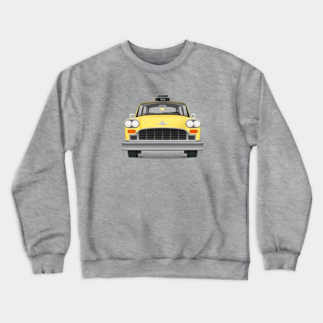 Yellow cab Crewneck Sweatshirt by Dennson Creative